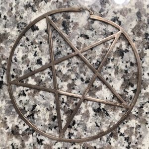 RARE!!! Pamela Love pentagram single large earring